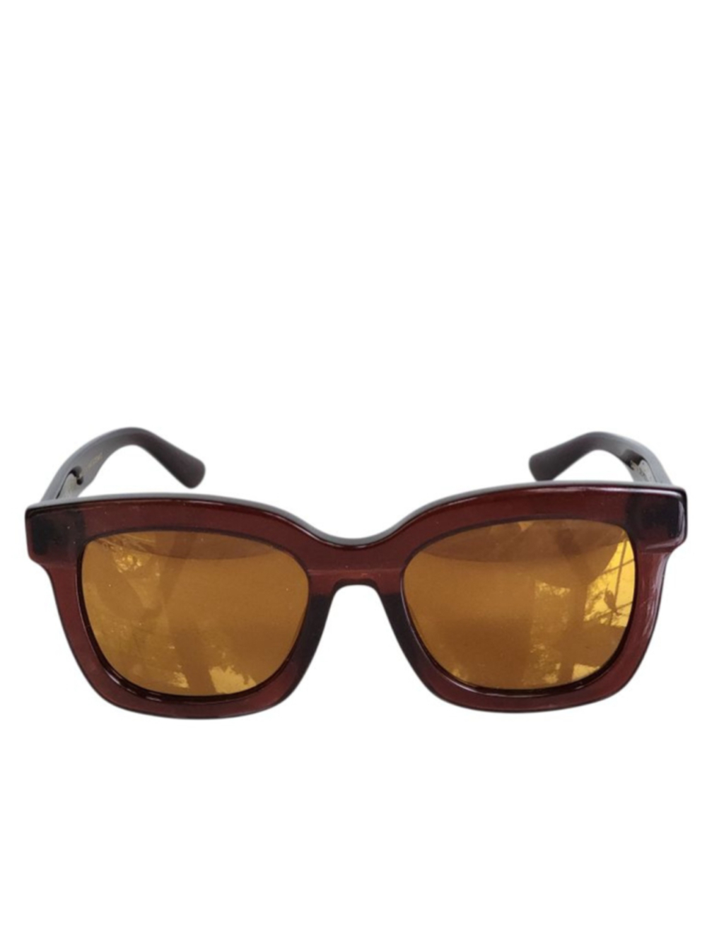 DIFF Carson Brown Gold Mirrored Sunglasses NEW - Picture 3 of 9